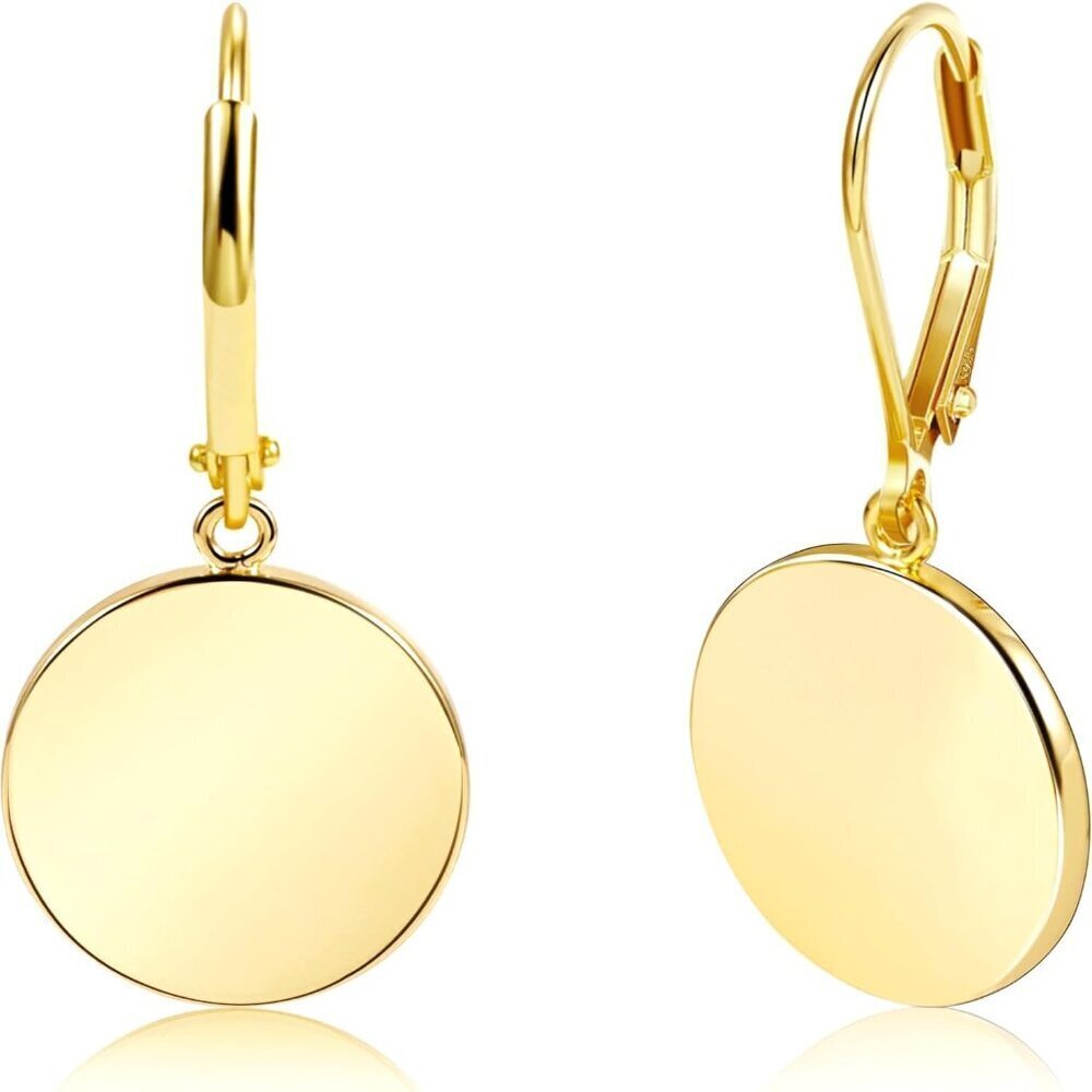 Sterling Silver Dangle Earrings for Women 14k Gold Plated Jewelry Gift